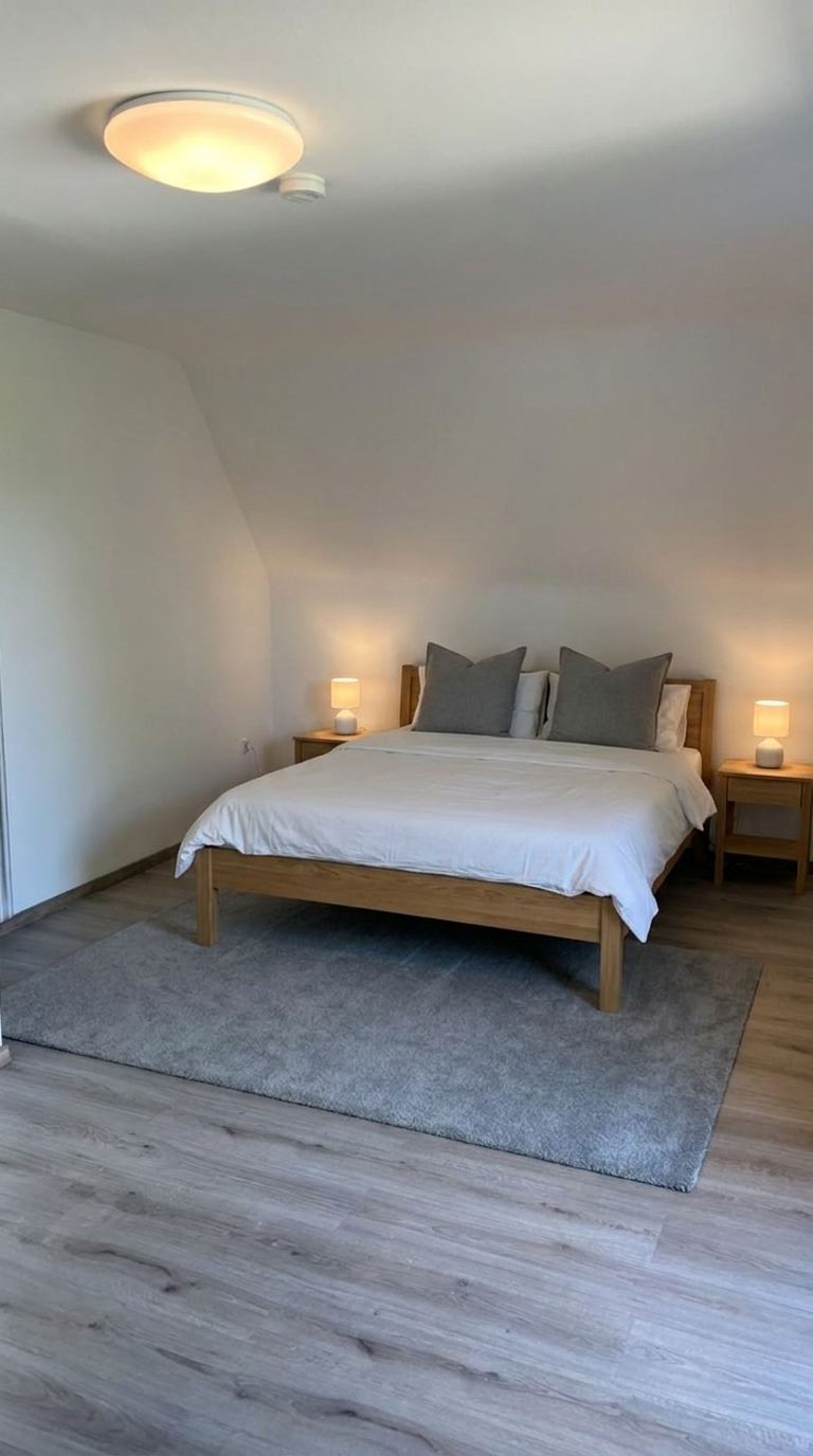 Schlafzimmer nach digitalem Homestaging